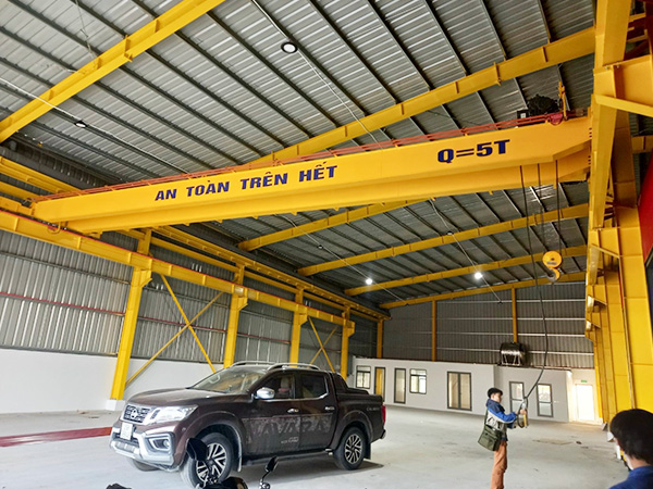 Cầu trục dầm đôi 5 tấn